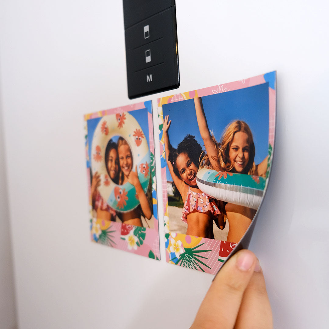 Desenli Polaroid Magnet