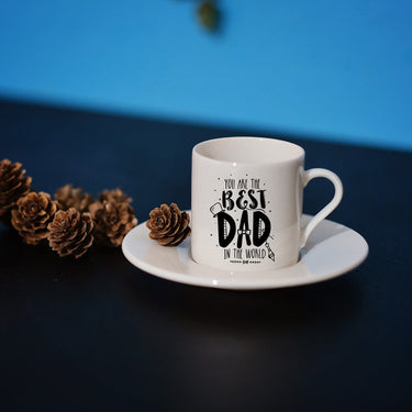 BEST DAD 6 Lı Kahve Fincan Seti