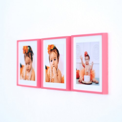 3 Adet Gold 20x20 Fotoğraflı Yapışan Çerçeve