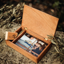 Doğal Ahşap 13x18 Fotoğraf Kutusu Doğal Ahşap 13x18 Fotoğraf Kutusu