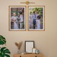 Dekoratif 2’li Ahşap Çerçeve (40x60) + 1 Aplik Hediye Dekoratif 2’li Ahşap Çerçeve (40x60) + 1 Aplik Hediye