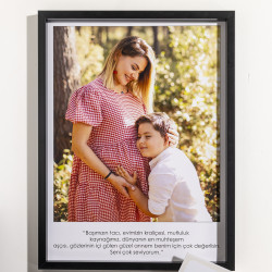 Anneye 30x40 Yapışan Çerçeve  Anneye 30x40 Yapışan Çerçeve