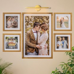 Dekoratif Ahşap Çerçeve Set - 1 Aplik Hediye