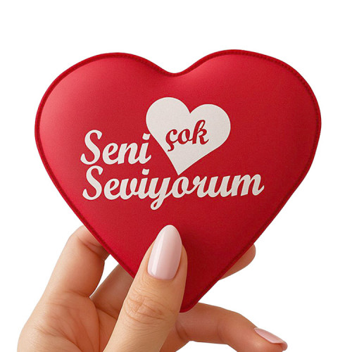 Seni Çok Seviyorum Yazılı Stres Topu - 5'li Paket