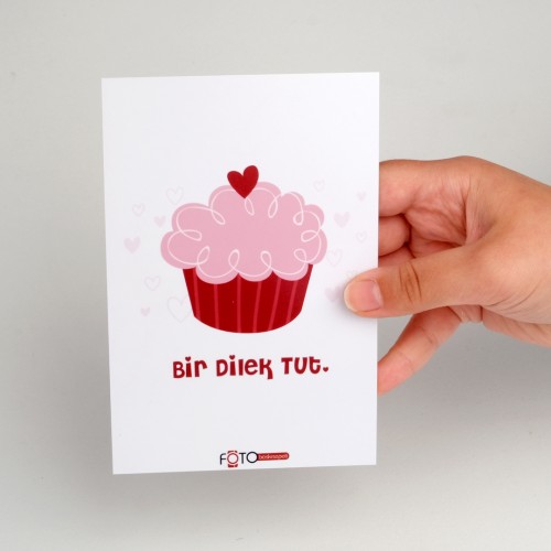 Bir Dilek Tut Motto Kart