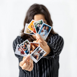 Buz Mavisi 4,5x6 Instax Spiralli Fotoğraf Albümü – 68 Adet Fotoğraf Hediye