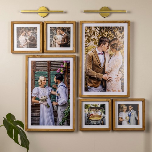 Dekoratif Ahşap Çerçeve Seti - 2 Adet Aplik Hediye  Dekoratif Ahşap Çerçeve Seti - 2 Adet Aplik Hediye