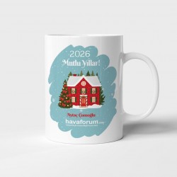 Yılbaşı Mutlu Yıllar Kupa Bardak 