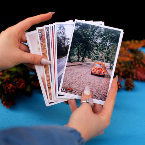 Mat Beyaz Kenar Fotoğraf Baskı - 50 Adet